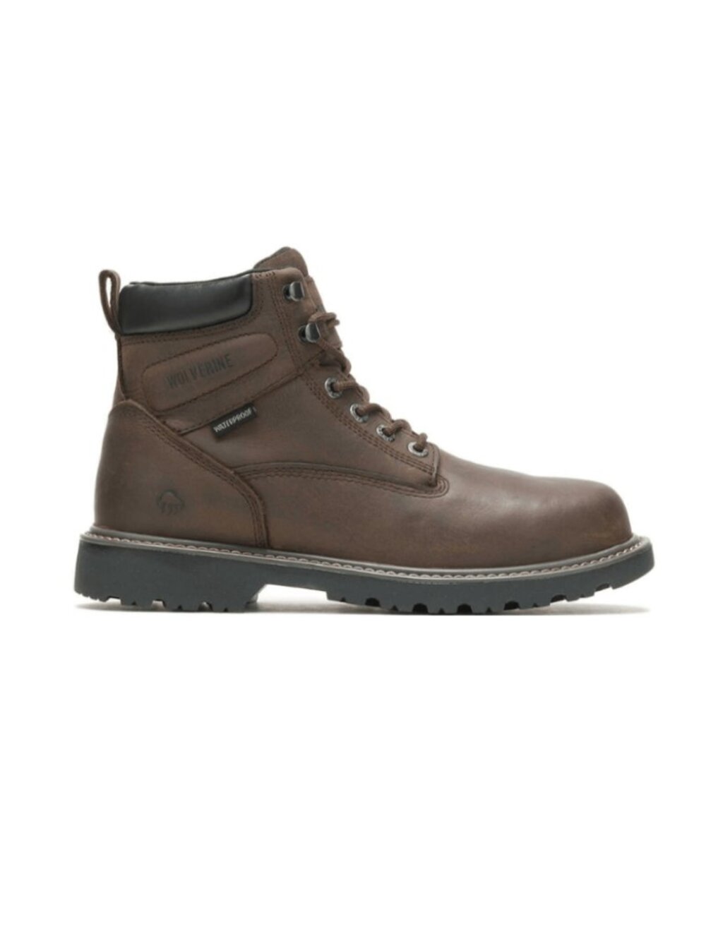 Wolverine Floorhand Dark Brown Waterproof 6" Men's Work Boot